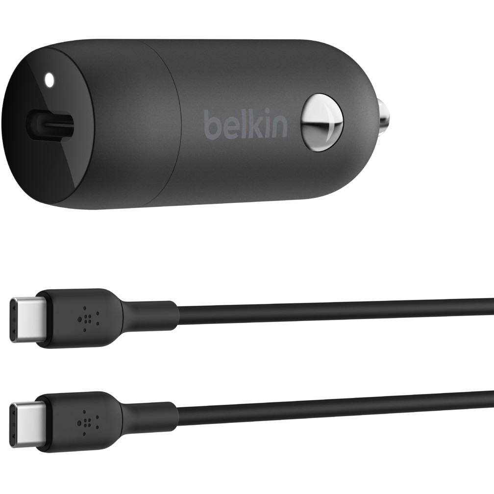 Telefon i mençur Belkin BOOST CHARGE 30W USB-C-Kfz-Ladegerät mit Kabel. b