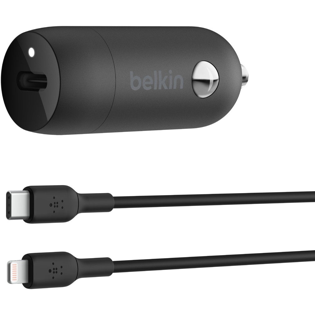 Telefon i mençur Belkin 30W USB-C Kfz-Ladegerät incl. Lightning. 1m. zi