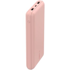 Telefon Belkin BOOST CHARGE Powerbank. 20.000mAh 15W. USB-A & -C. rozë