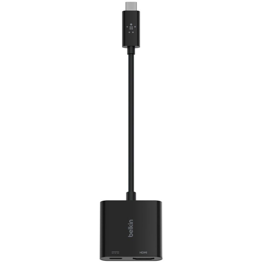 Adapter Belkin USB-C në HDMI. 60W PD. e zezë - Figura 2