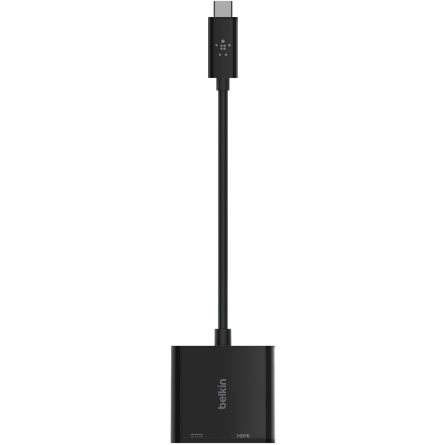 Adapter Belkin USB-C në HDMI. 60W PD. e zezë - Figura 3