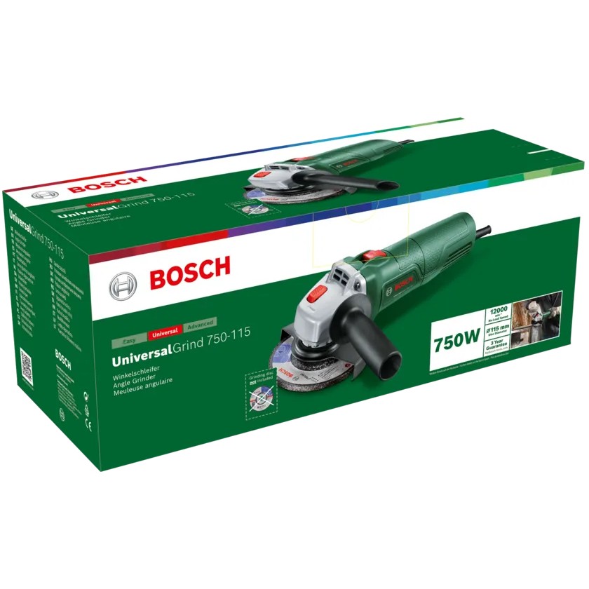Bosch DIY Winkelschleifer UniversalGrind 750-115 - Figura 2