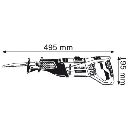 Sharrë reciproke Bosch Professional GSA 1100 E - Figura 3
