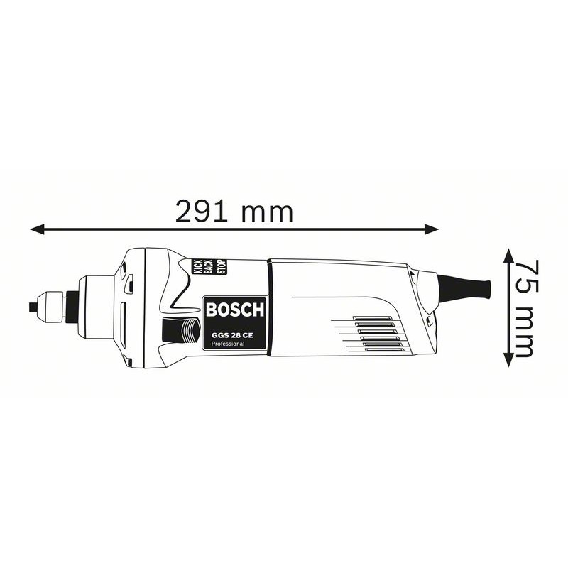 Gdhendëse Bosch Professional GGS 28 CE - Figura 2