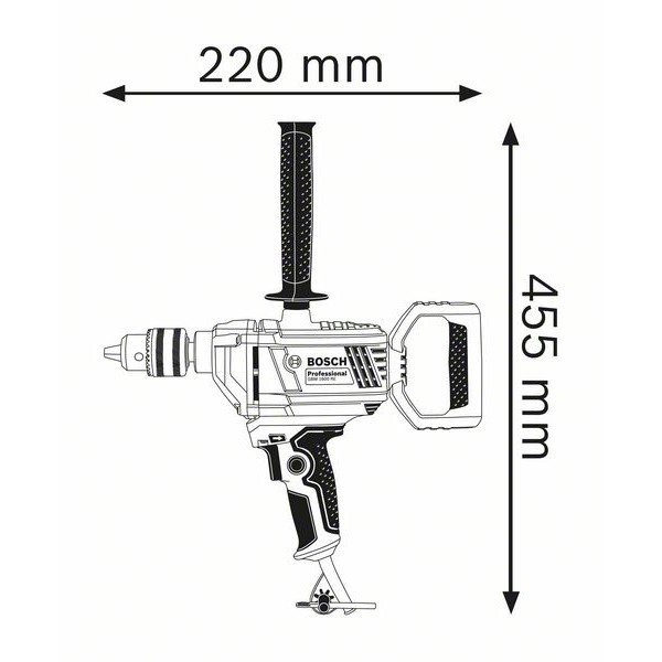 Makinë Gdhendjeje me Impakt Bosch Professional GBM 1600 RE - Figura 2