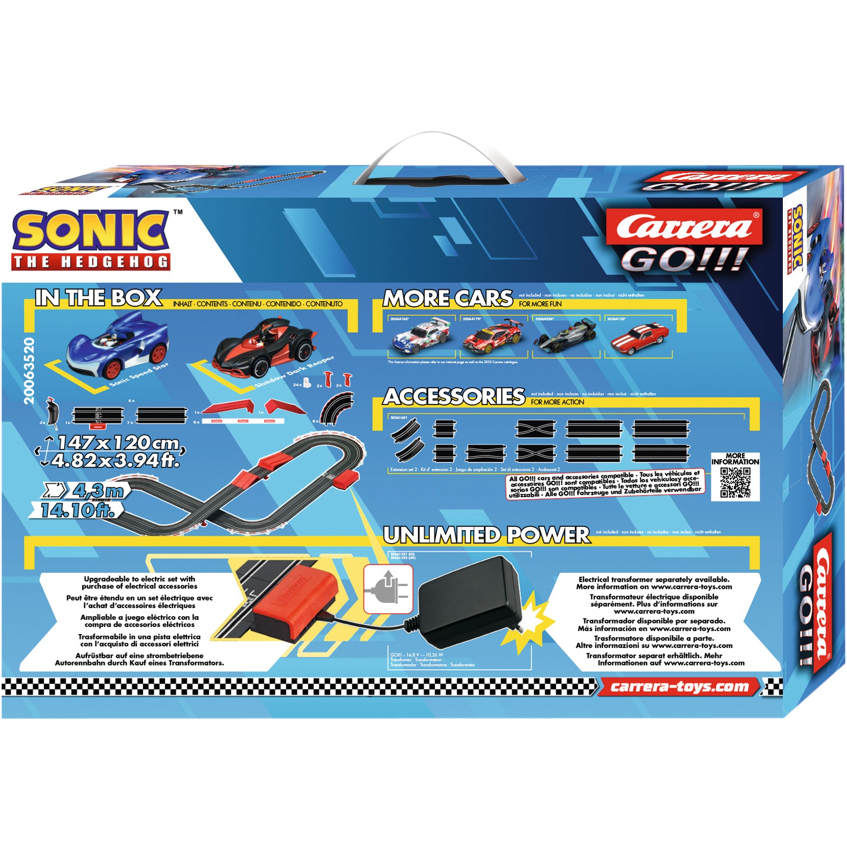 Lodra Carrera - GO!!! Battery Operated Sets - Sonic the Hedgehog - Figura 2