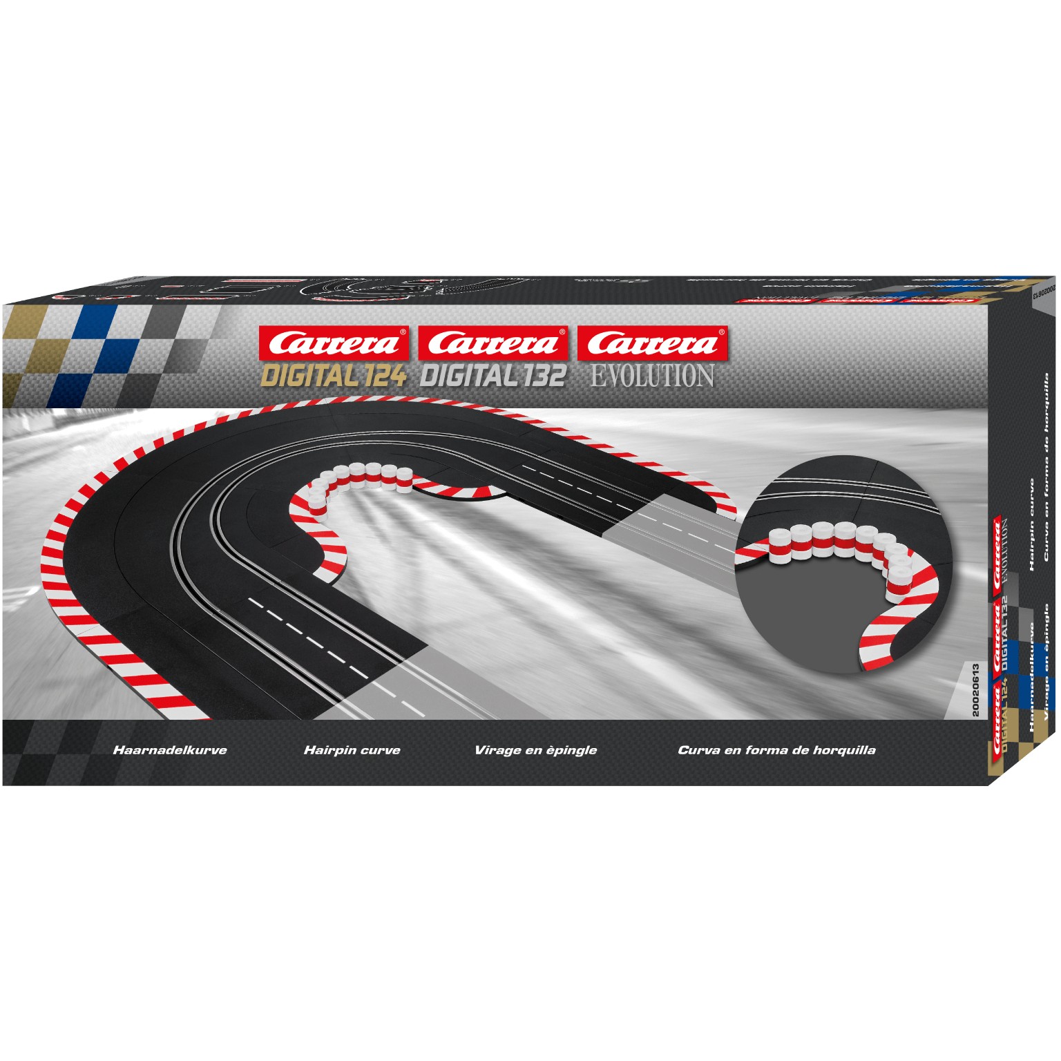 Lodra Carrera - 132 / 124 Aksesore - Haarnadelkurve