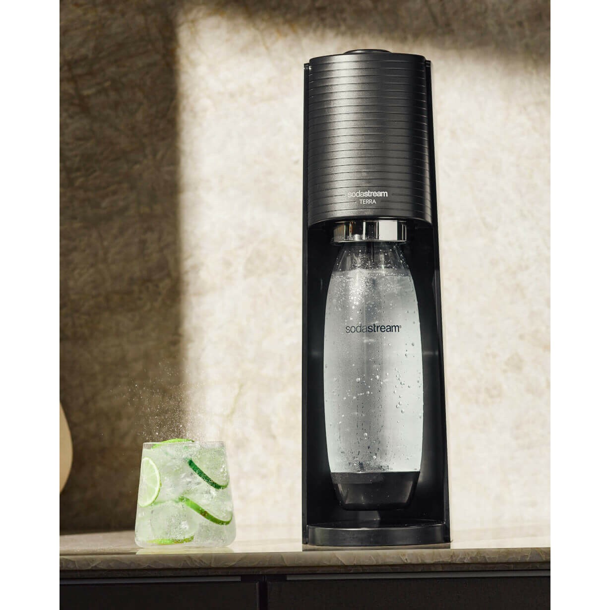 Aparat për gazimin e ujit SodaStream Terra me 3 shishe - Zezë - Figura 2