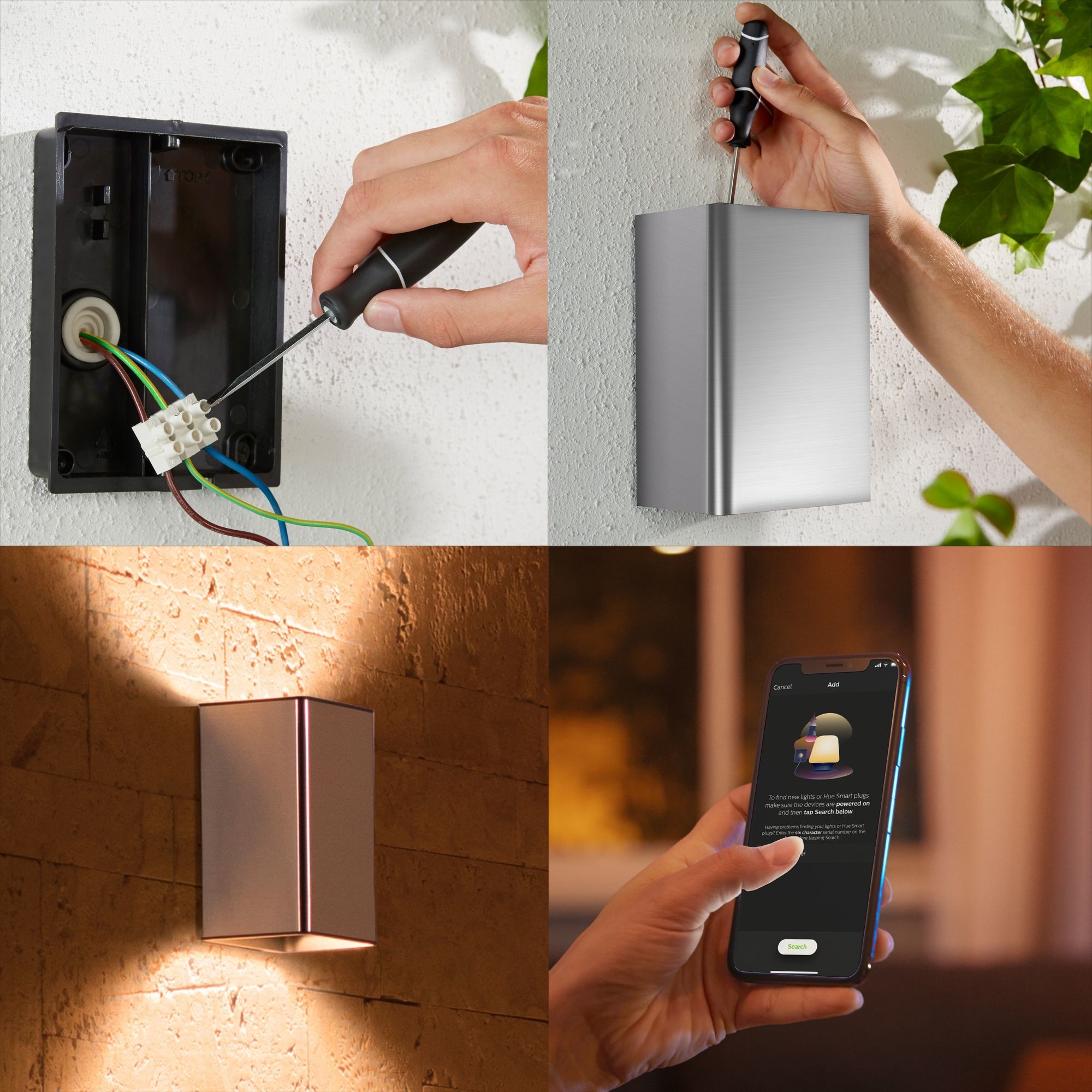 Llambë murale Philips Hue White & Color Ambiance Resonate – Argjendi - Figura 2