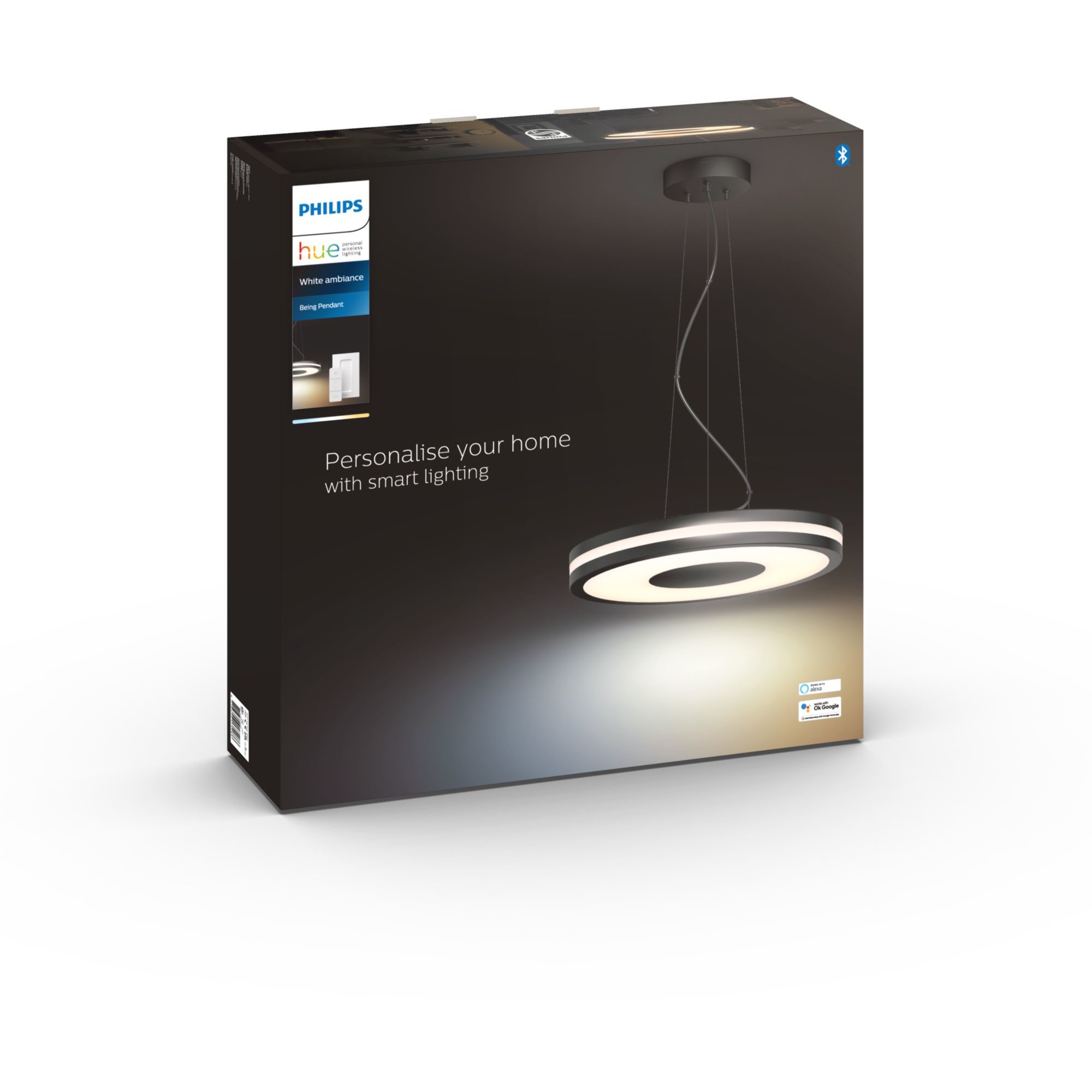 Llambë varëse Philips Hue White Ambiance Being – Zezë - Figura 4