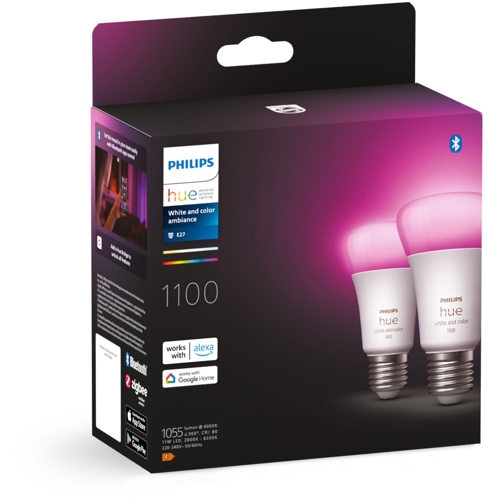 Philips Hue StiWa White&Col. Amb. E27 Doppelpack 2x800lm 75W. - Figura 4