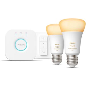 Llamba Philips Hue White Ambiance E27 / 8 W – Set 2copë