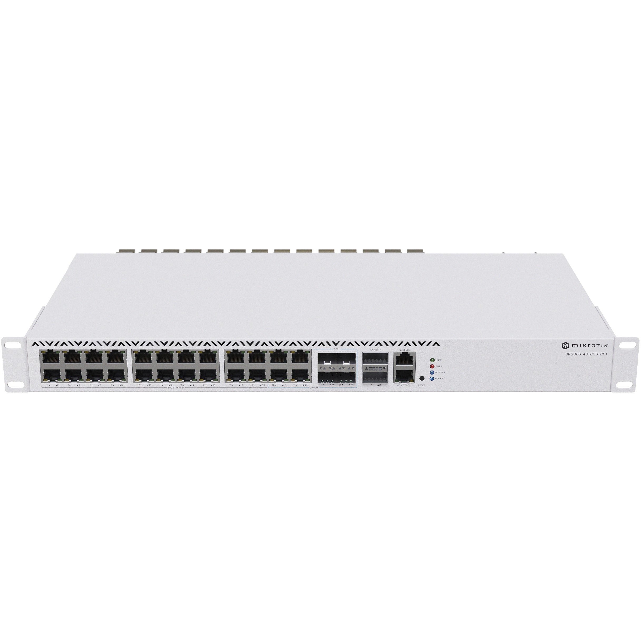 MikroTik CRS326-4C+20G+2Q+RM 20-Port Gigabit Managed Switch with QSFP+