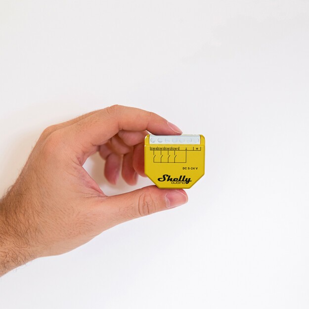 Aksesorë për Rrjet Shelly Relais "Wave i4 DC" Szenenaktivierer Z-Wave - Figura 2