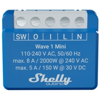 Aksesorë për Rrjet Shelly Relais "Wave 1 Mini" Z-Wave