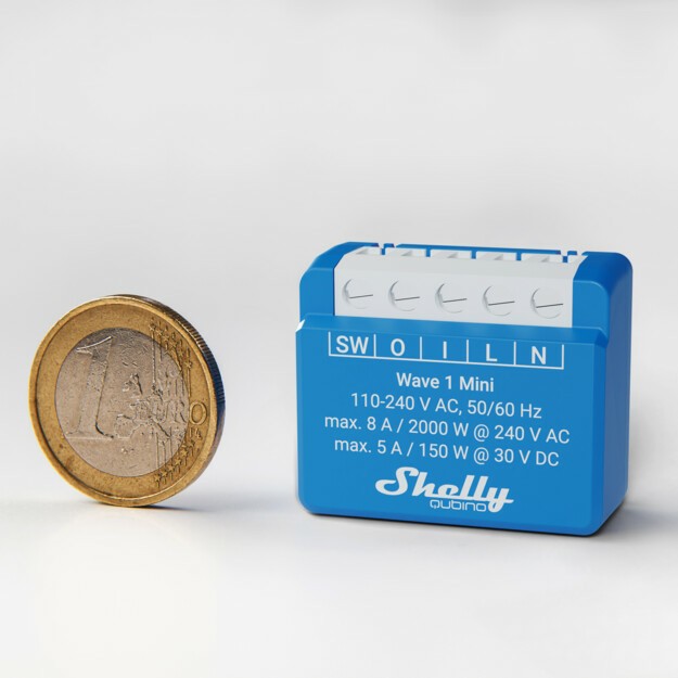 Aksesorë për Rrjet Shelly Relais "Wave 1 Mini" Z-Wave - Figura 3