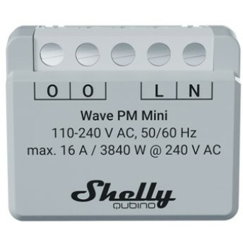 Aksesorë për Rrjet Shelly Relais "Wave PM Mini" Z-Wave