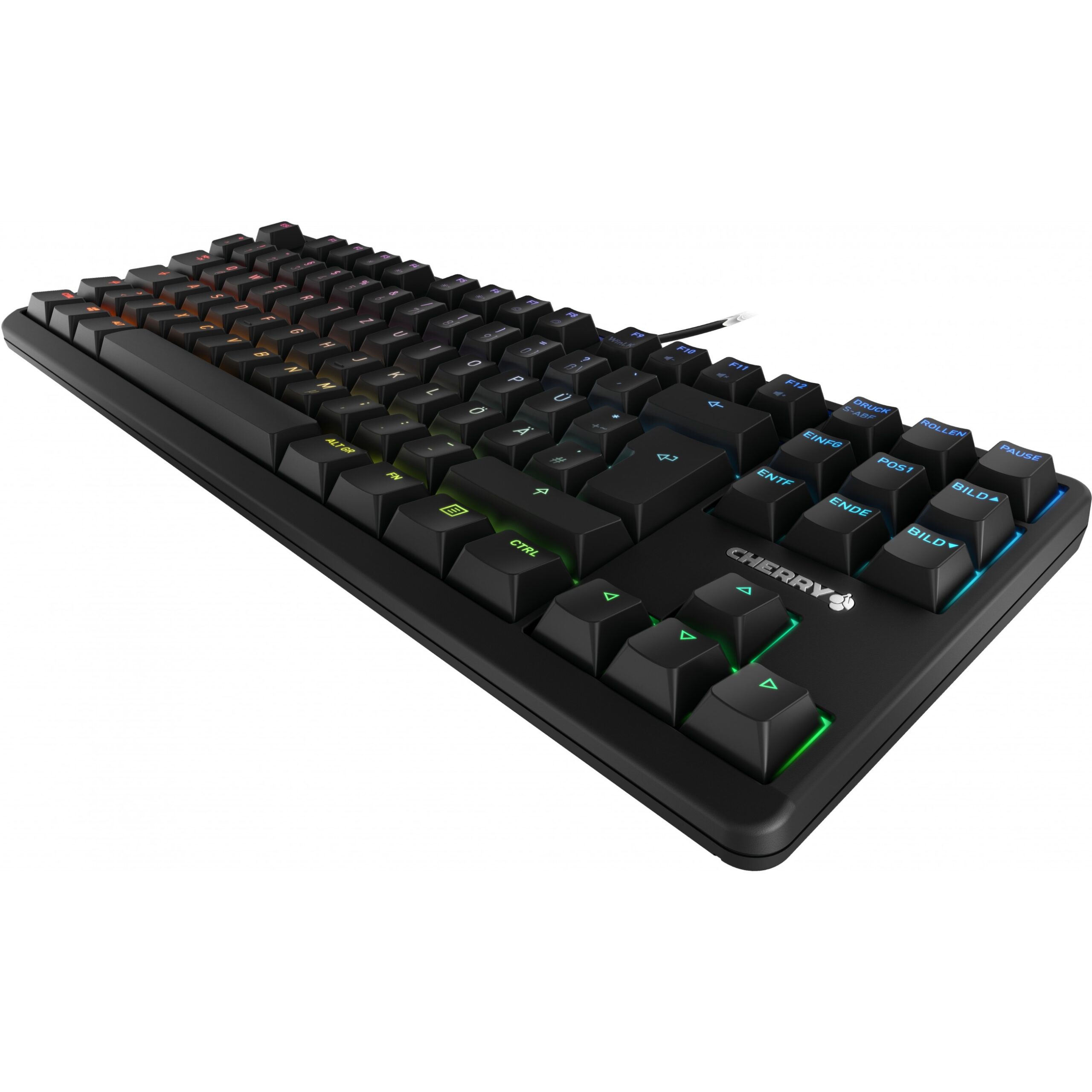 Tastierë Gaming Cherry G80-3000N RGB TKL Wired / QWERTZ - Zezë - Figura 2