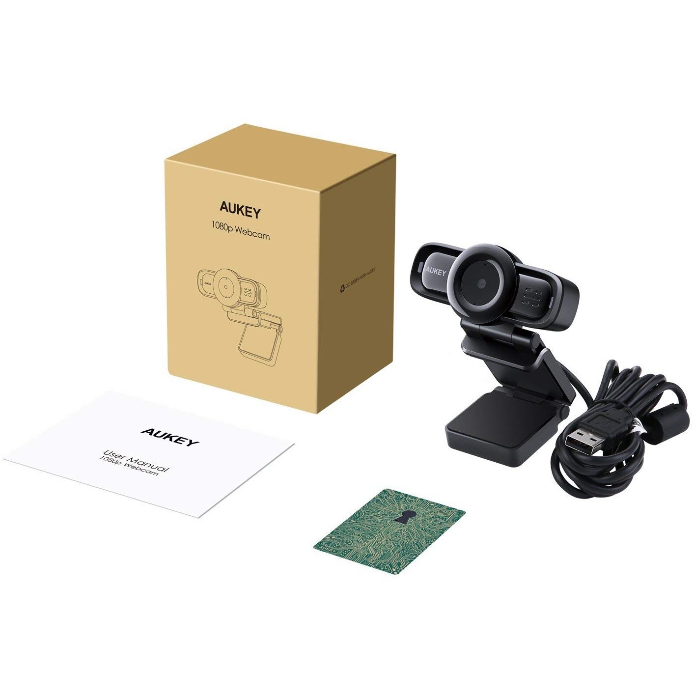 Webcam AUKEY PC-LM3 Stream Series Autofocus Full HD Webcam with 1/3"-CMOS Sensor zi - Figura 3