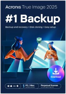 Software Acronis True Image 2025 - 1 Computer - perpetual - ESD-DownloadESD