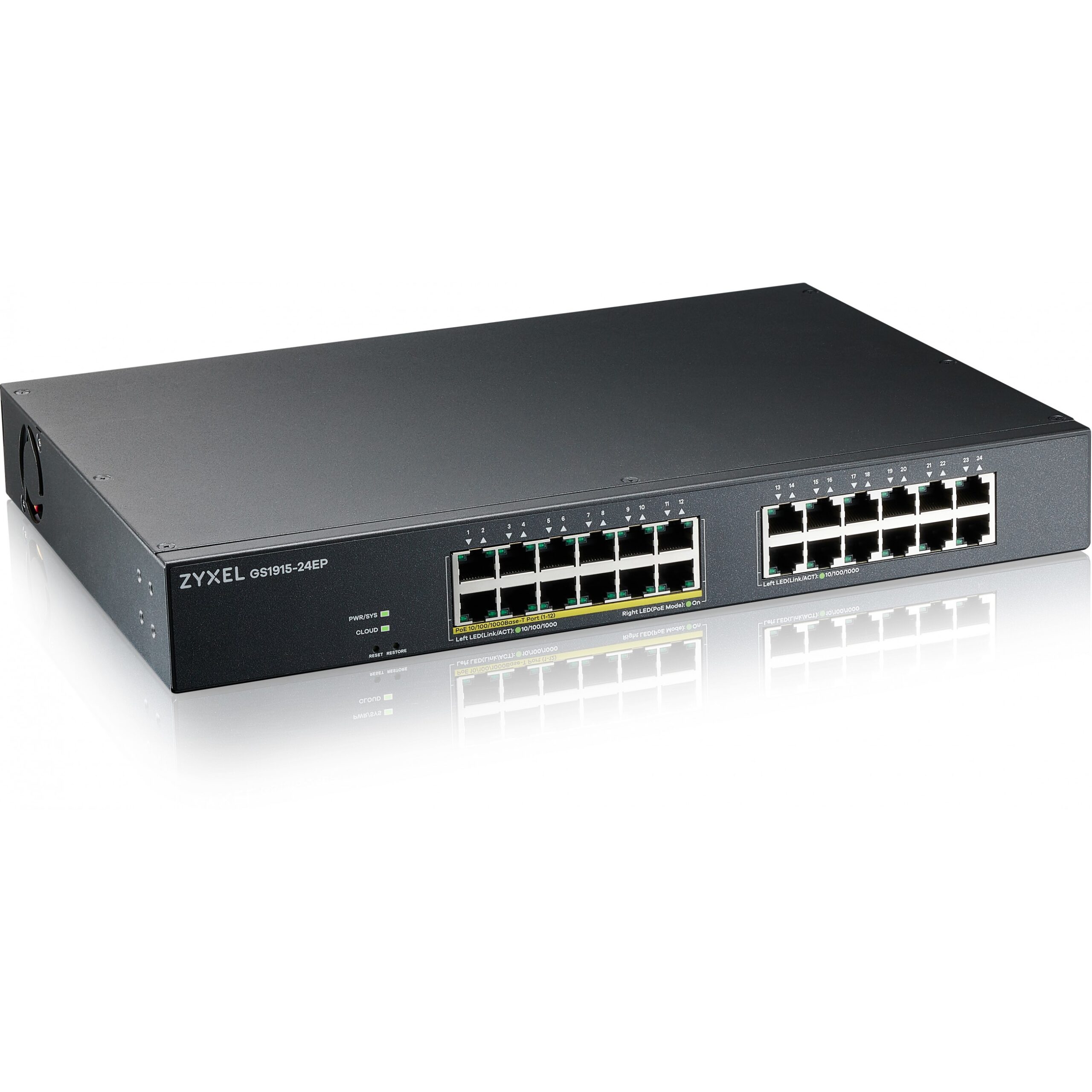 Ruter Zyxel 24P Zyxel GS1915-24EP POE M RM