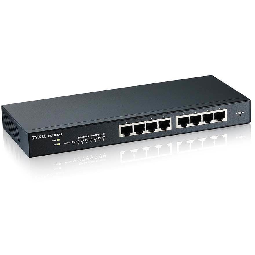Switch Zyxel 8P GS1900-8 V2 M - Figura 2