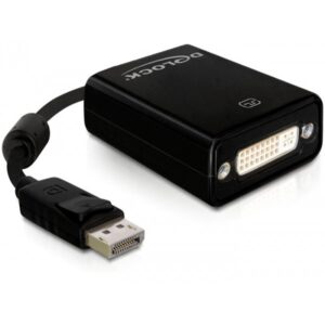 Kabllo DVI DeLOCK DisplayPort 1.1 > DVI 24+5 (ST-BU) Adapter Zi