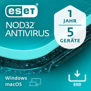 Software për Siguri ESET NOD32 Anti-Virus - 5 Përdorues. 1 Vit - ESD-DownloadESD