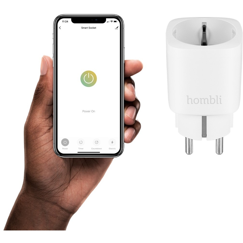 Hombli smarte Steckdose EU. weiß - Figura 3