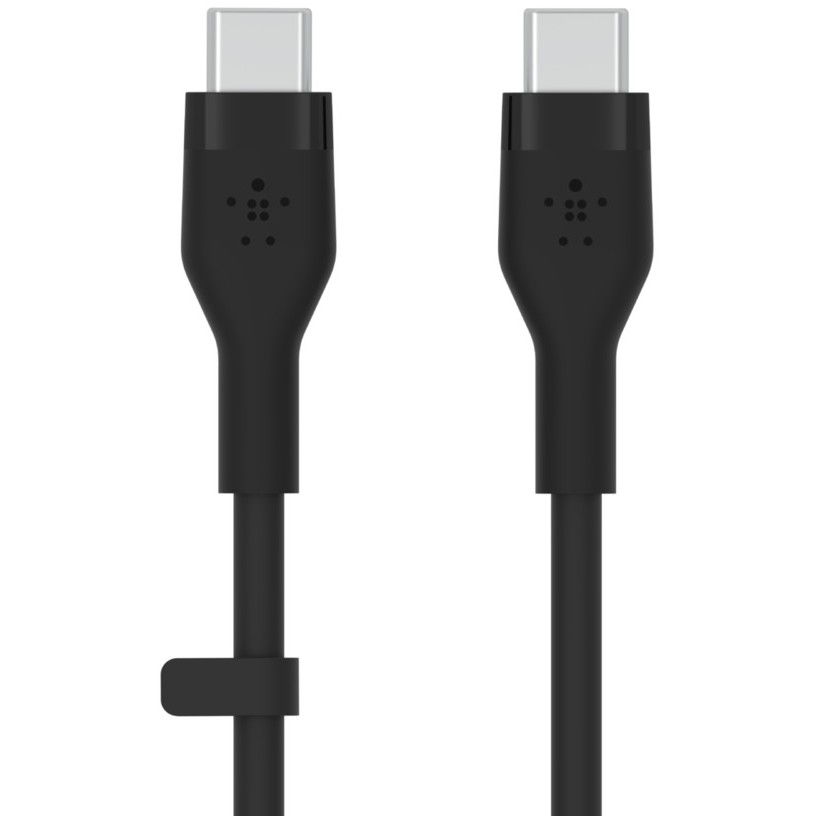 Aksesorë për telefon Belkin Flex USB-C/USB-C Kabel. Schnellladen deri në 60W. 1m e zezë