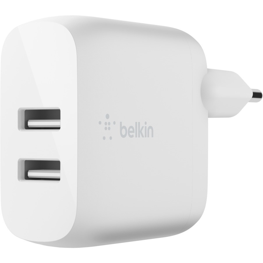 Aksesorë për telefon Belkin Dual USB-A Ladegerät. 24W. e bardhë