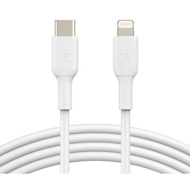 Aksesorë për telefon Belkin Lightning/USB-C Kabel PVC. mfi i certifikuar. 1m. e bardhë