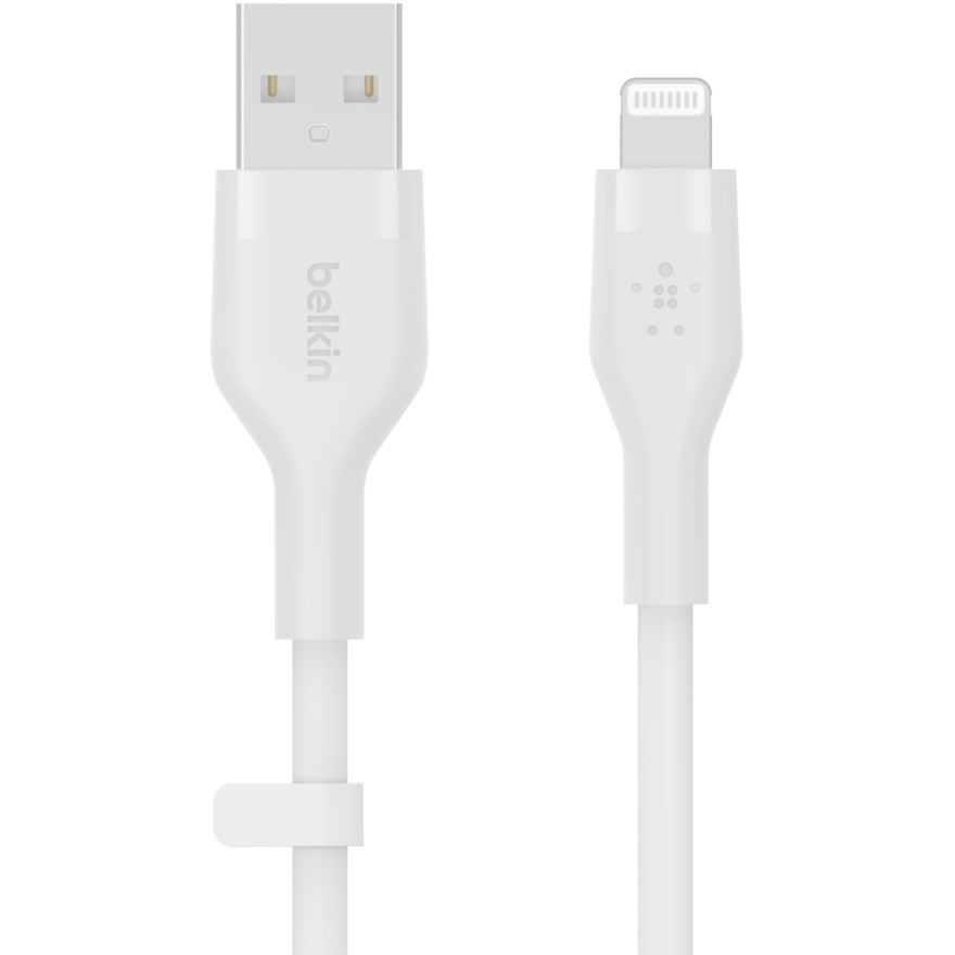 Aksesorë për telefon Belkin Flex Lightning/USB-A. Apple zert.. 2m. bardhë