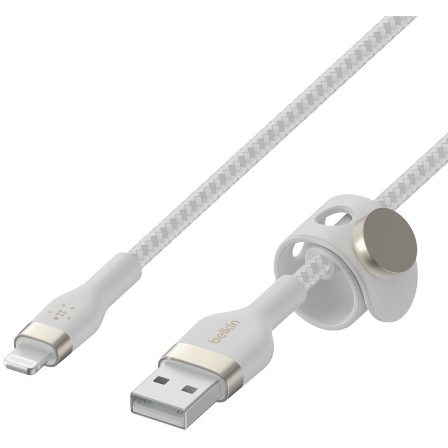 Aksesorë për telefon Belkin PRO Flex Lightning/USB-A Kabel. Apple zert.. 2m. i bardhë - Figura 4