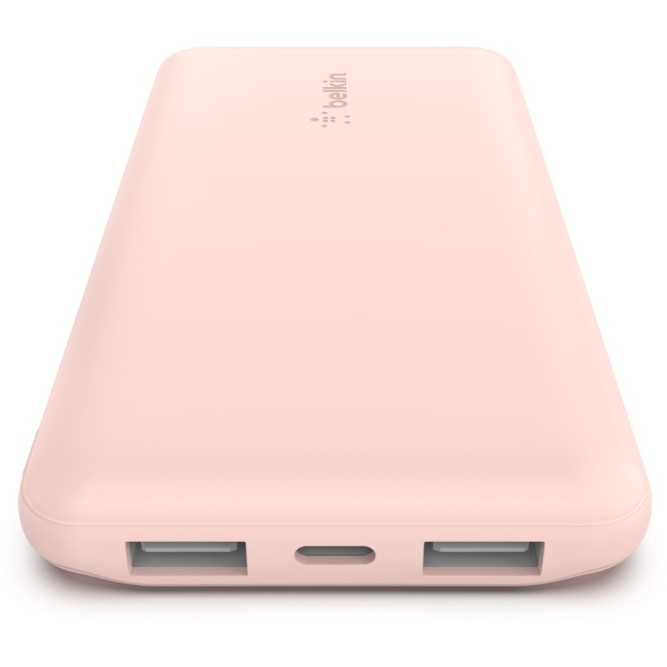 Aksesorë për telefon Belkin BOOST CHARGE Powerbank. 10.000mAh 12W. USB-A & -C. rosa - Figura 4