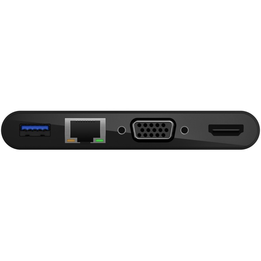 Stacioni i ankorimit Belkin USB-C në Gigabit-Ethernet/HDMI/VGA/USB-A-Adapter. blk - Figura 5