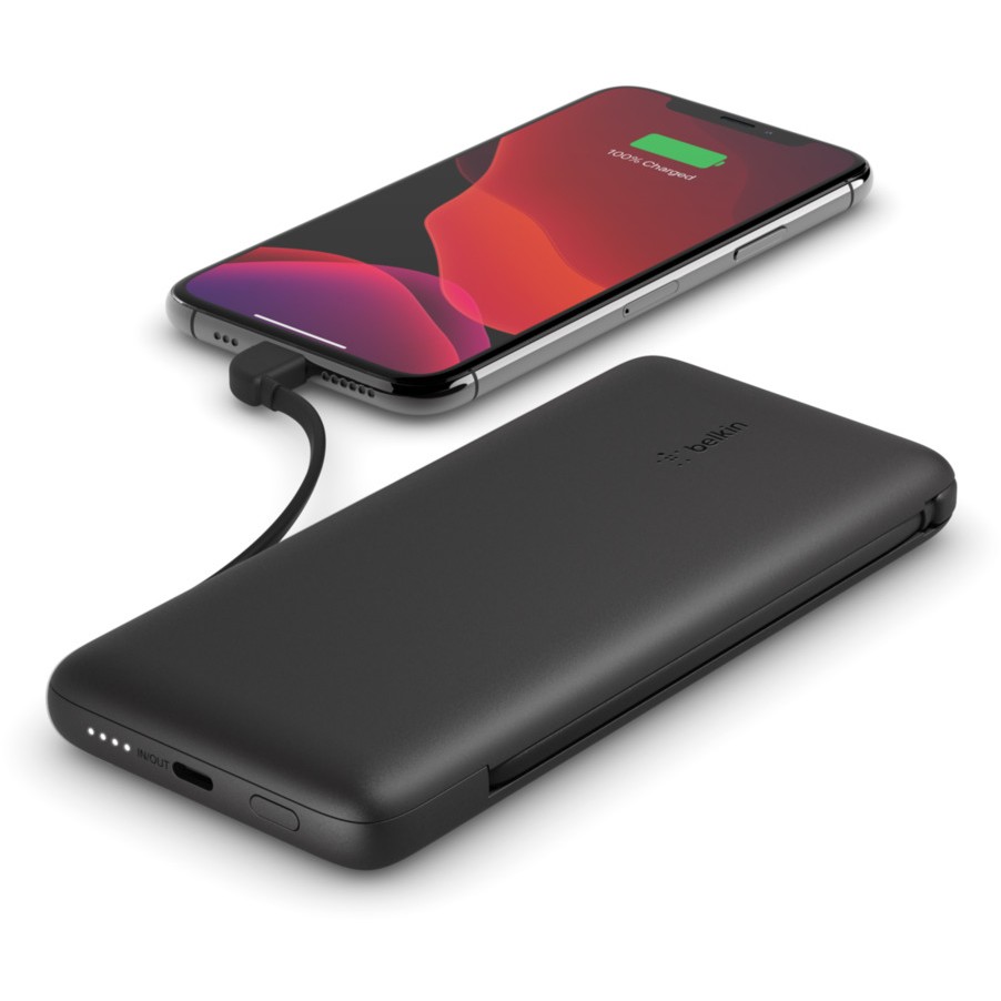 Aksesorë për telefon Belkin BOOST?CHARGE™ Powerbank.10.000 mAh 18W. mit Kabel blk - Figura 3