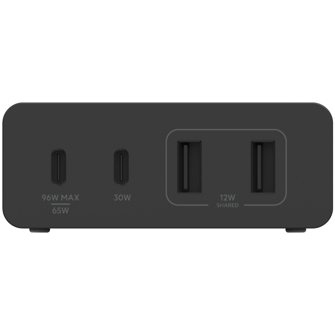 Aksesorë për telefon Belkin 108W 4-Port GaN. 2x USB-C. 2x USB-A. 2m kabllo. blk - Figura 3