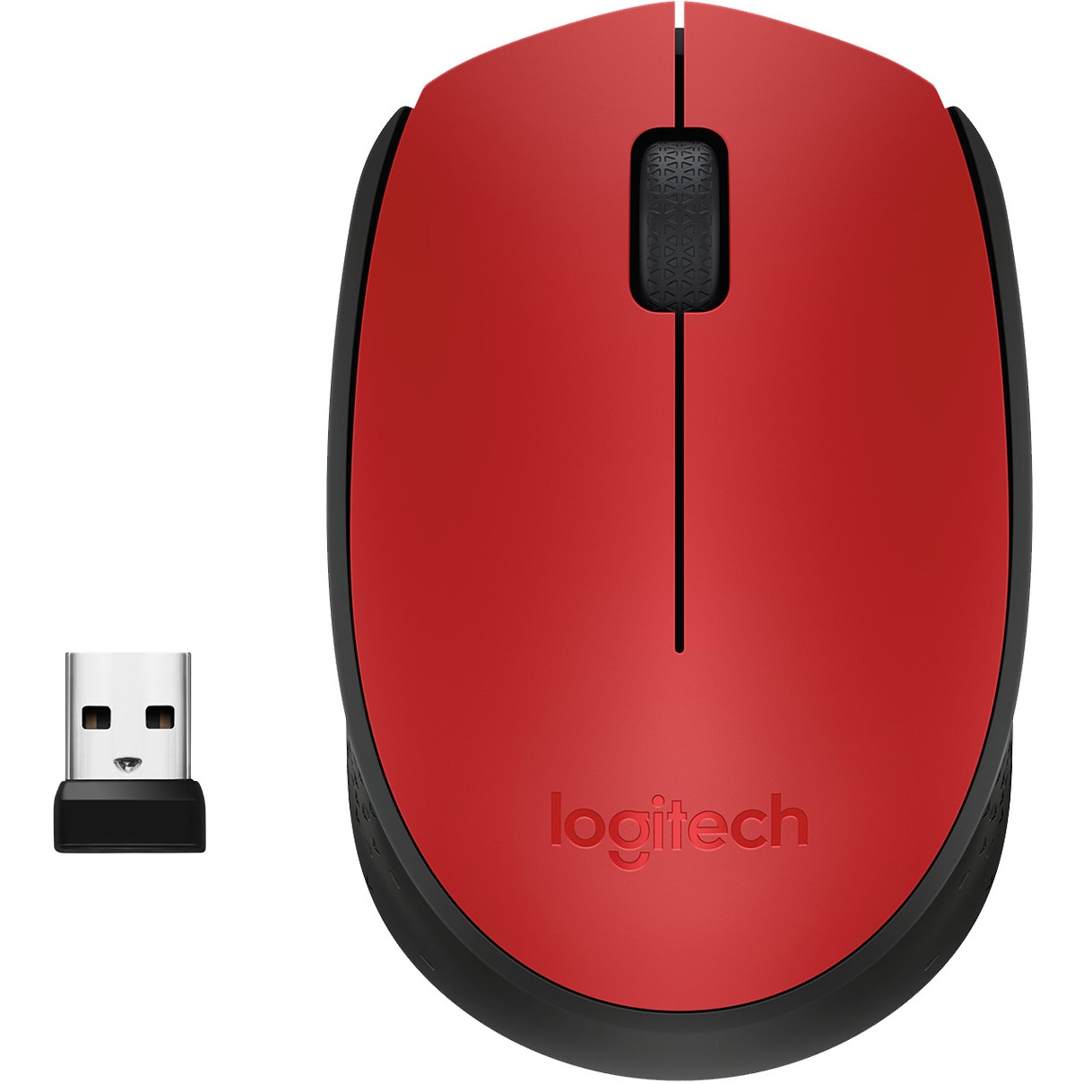 Maus Pa kabllo Logitech M171 Wireless red