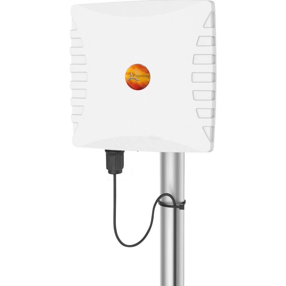 Aksesorë për Rrjet Poynting Antennas Wi-Fi Mast/Wand A-WLAN-060-V1 i bardhë SMA (F) 2.4 GHz/5GHz 18dBi Dual-Band-Directional Antenne