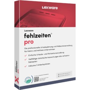 ESD Software Lexware Fehlzeiten Pro 2025 - 1 Device. 1 Year - ESD-DownloadESD
