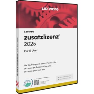 ESD Software Lexware Zusatzlizenzen 2025 për 5 Përdorues - ABO - ESD-DownloadESD