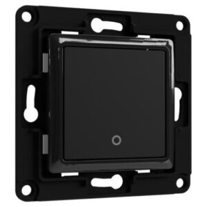 Ndërprerës Smart Muri Shelly Wall Switch 1 - Zezë