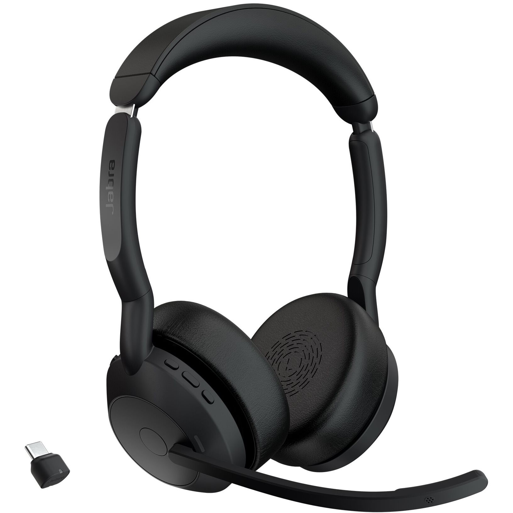Kufje pa kabllo Jabra Evolve2 55 Link380c UC Stereo - Zezë - Figura 2