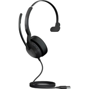 Kufje me kabllo Jabra Evolve2 50 USB-A UC Mono - Zezë