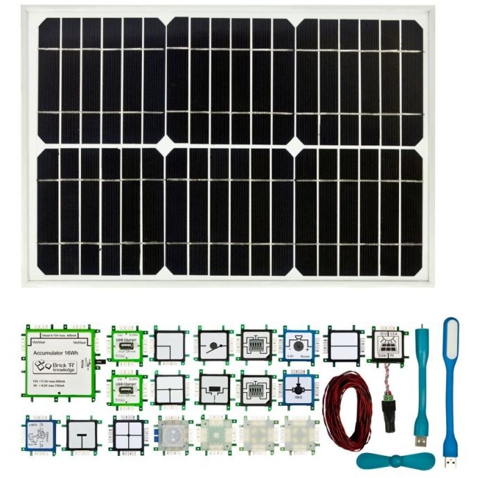 ALLNET BrickRknowledge Solar Set (English) – STEM Solar Energy & Electronics Training Kit - Figura 3
