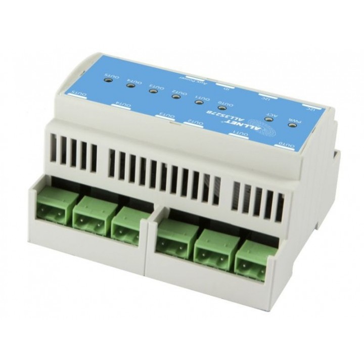 ALLNET ALL3527B HUT I2C Relay Module – 6x 250V/16A Outputs for Industrial Automation - Figura 3