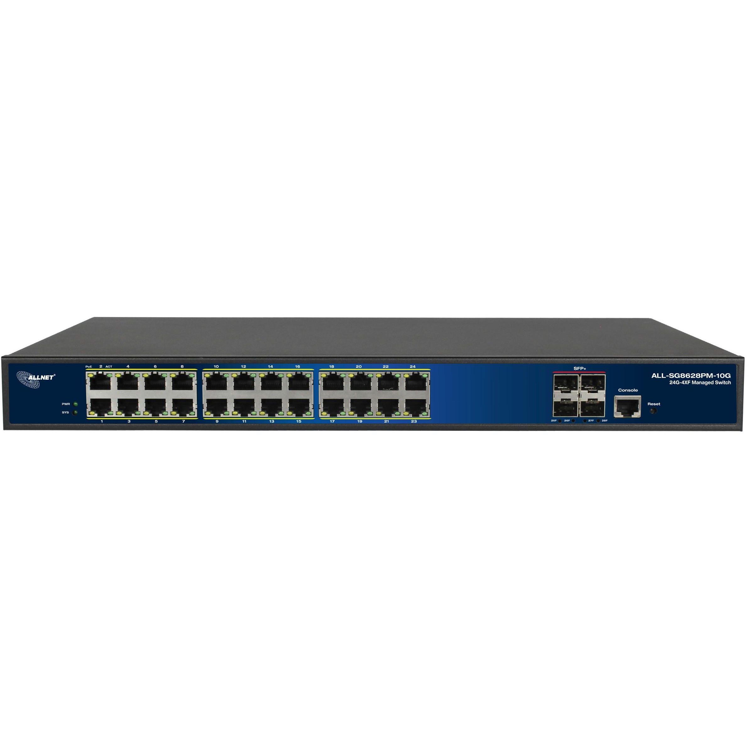 Switch ALLNET 24+4P Allnet ALL-SG8628PM-10G M POE+ - Figura 3