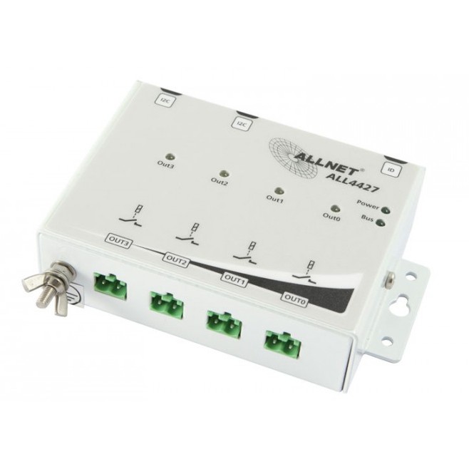 ALLNET MSR IO ALL4427 / 4 Port 250V/10A Relais im Gehäuse AUSGANG - Figura 2