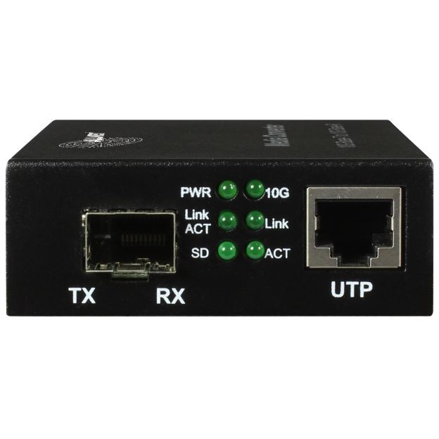 Switch ALLNET ALL-MC109-SFP+ 10G Media Converter – 10GBASE-T (RJ45) to 10GBASE-SX/LX SFP+ (Mini-GBIC), Singlemode/Multimode Support - Figura 2